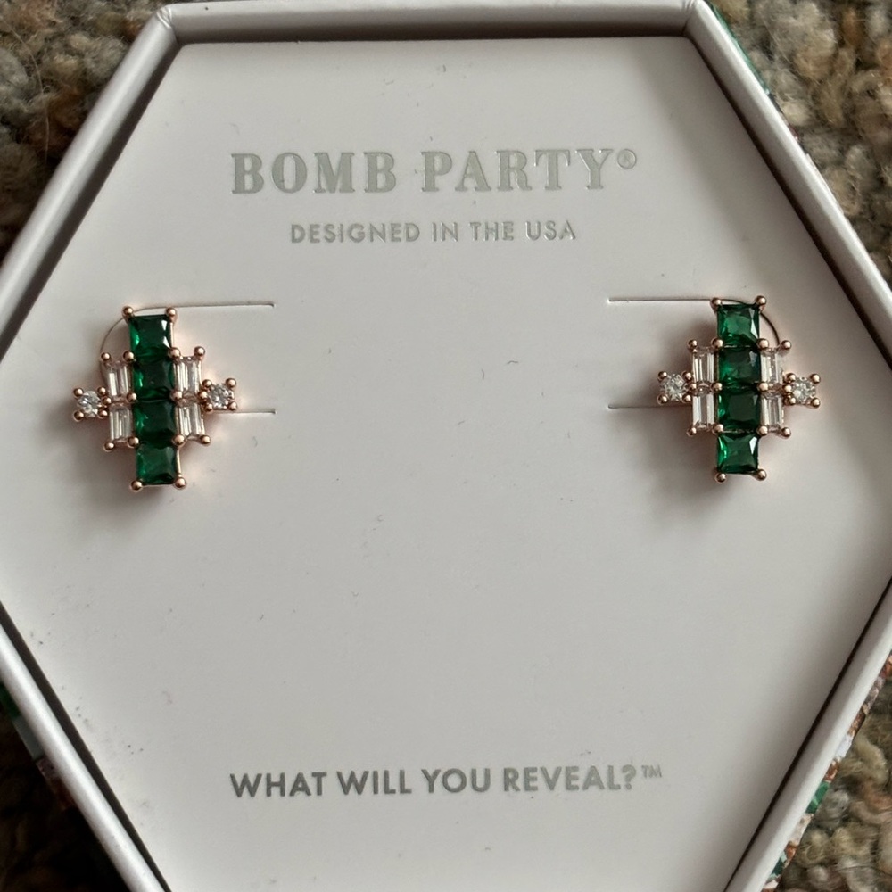 Bomb Party May 2023 earrings